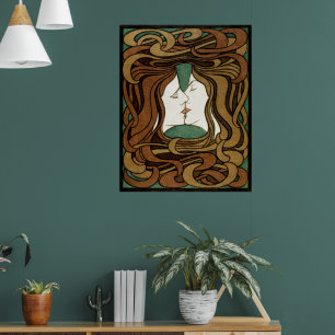 Elegância eterno: O Poster Beijo de Peter Behrens