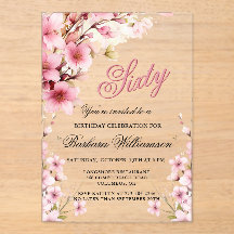 Elegância Floral Rosa 60ª Festa de aniversário