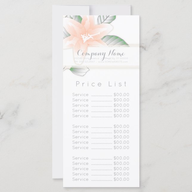 elegância floral vintage (Frente)