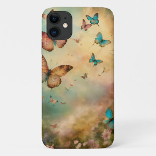 "Elegância Flutuante: capas de iphone com Borbolet
