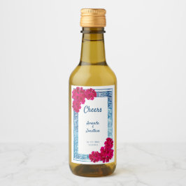 Elegância Grecian de Aquarela + Flores Rosa