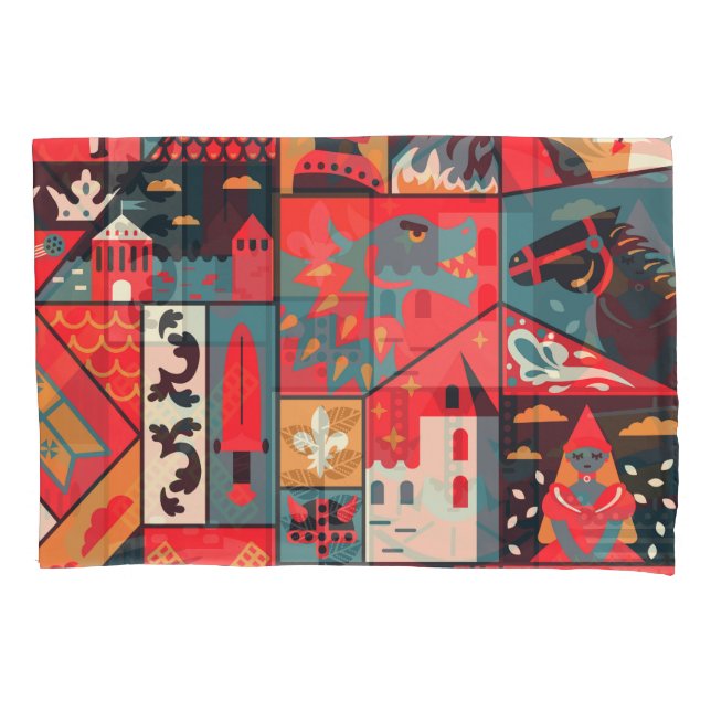 Elegância medieval: Design de padrão sem costura (Frente)