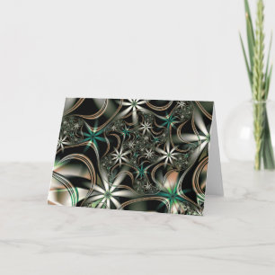 Elegância no Cartão de Saudação Bloqueada