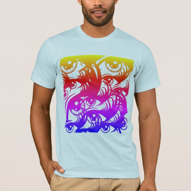 Elegância Onisciente: Camiseta de Moda que Chama a (Frente)