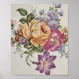 Elegância: Poster inspirado em porcelana