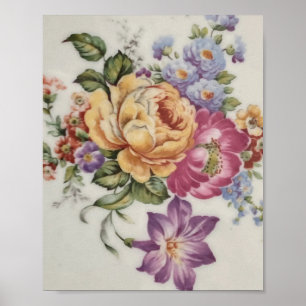 Elegância: Poster inspirado em porcelana