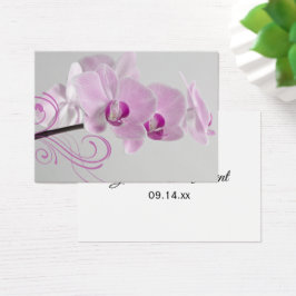 Elegância Rosa Orquídea Obrigado Ponha As Etiqueta