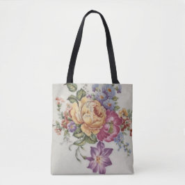 Elegância: Saco de Tote Inspirado em Porcelana
