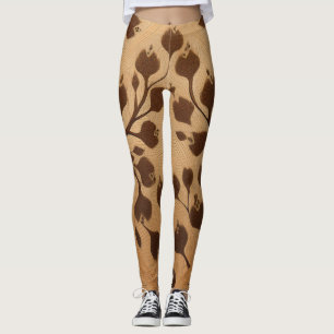 Elegância Selvagem: Leggings com Estampa de Animal