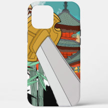 Elegância Tradicional: Capa de telefone Pagoda Jap