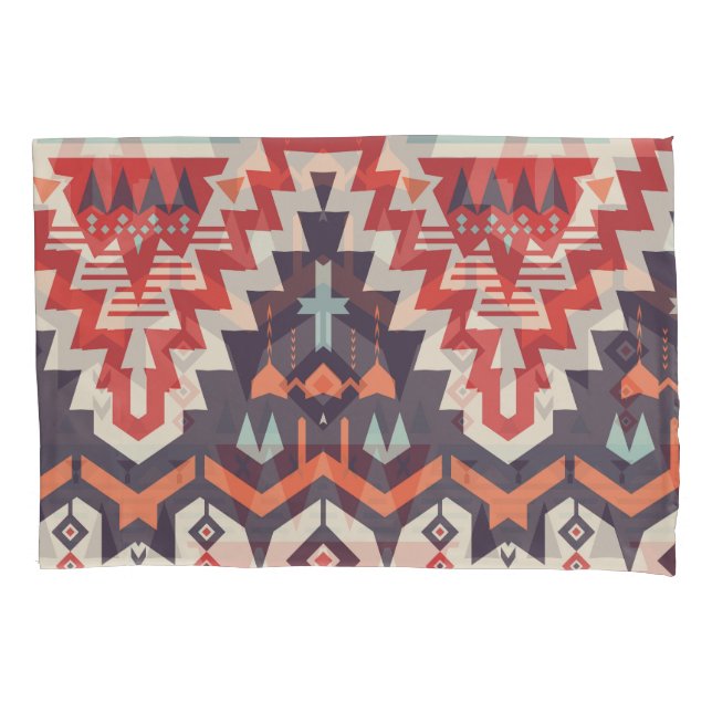 Elegância Tribal: Impressão de Étnica Geométrica (Frente)