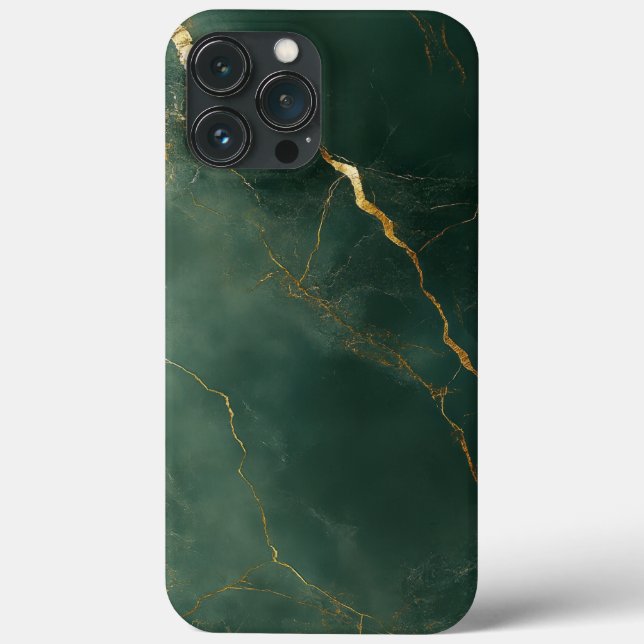 Elegant blue marble stone iPhone / iPad case (Verso)
