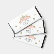 Elegant Blush Pink Floral Gold Tiara Quinceanera