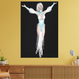 Elegant Elf Woman Canvas Print Picture 37