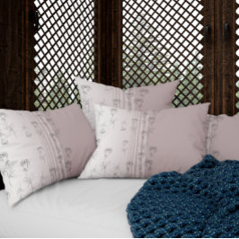 Elegant Floral Brush Rosa