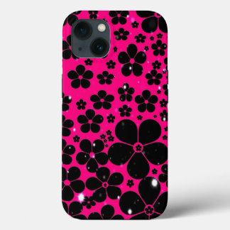 Elegant Floral iPhone 13 Case com Na moda Design