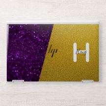 Elegant Gold & black marble Stone EliteBook 1040 