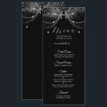 Elegant Gothic Wedding Menu<br><div class="desc">Elegant Gothic Wedding Menu</div>