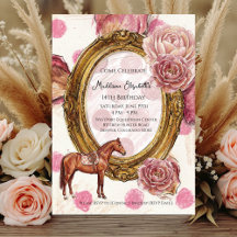 Elegant Hunter’s Sweet 16 Equestrian Birthday