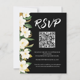 Elegant Magnolia Wedding RSVP