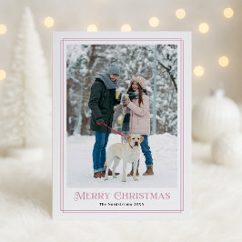Elegant Merry Christmas Border