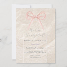 Elegant Neutral Baby Shower Invitation – Minimalis