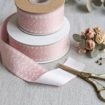 Elegant Soft Pink Floral Embroidery Style