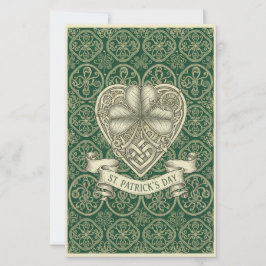 Elegant St. Patrick’s Day Irish Clover Value 