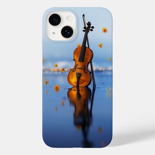Elegant Violin Art Phone Case  (Verso)
