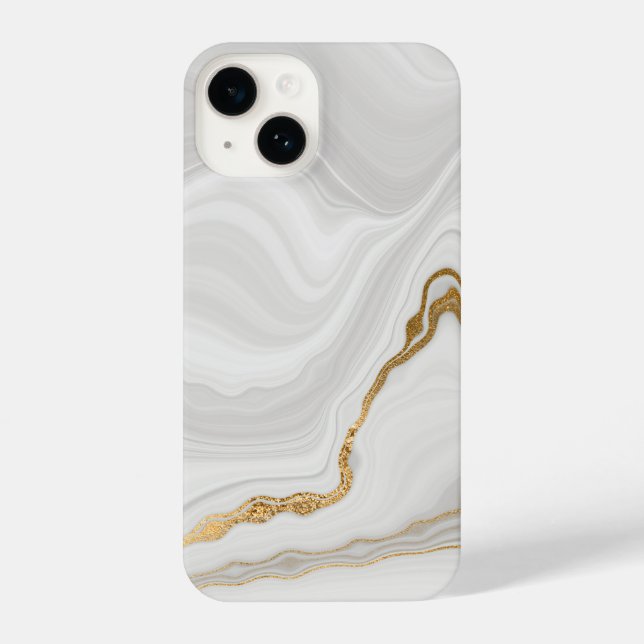 Elegant White And Gold Marble (Verso)