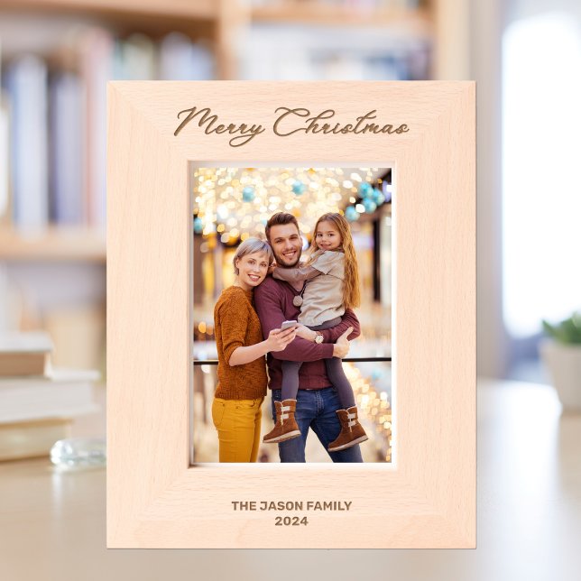 Elegante 5*7 Tipografia Feliz Natal (Criador carregado)