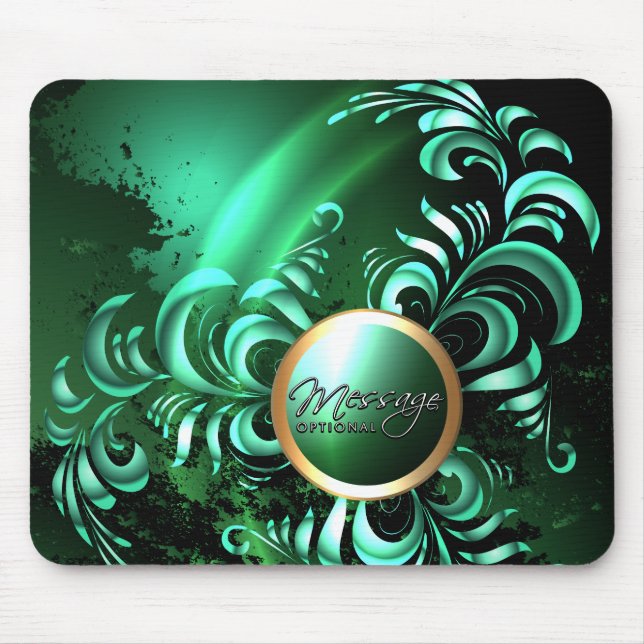 Elegante Abstrato Art 2 Mousepad (Frente)