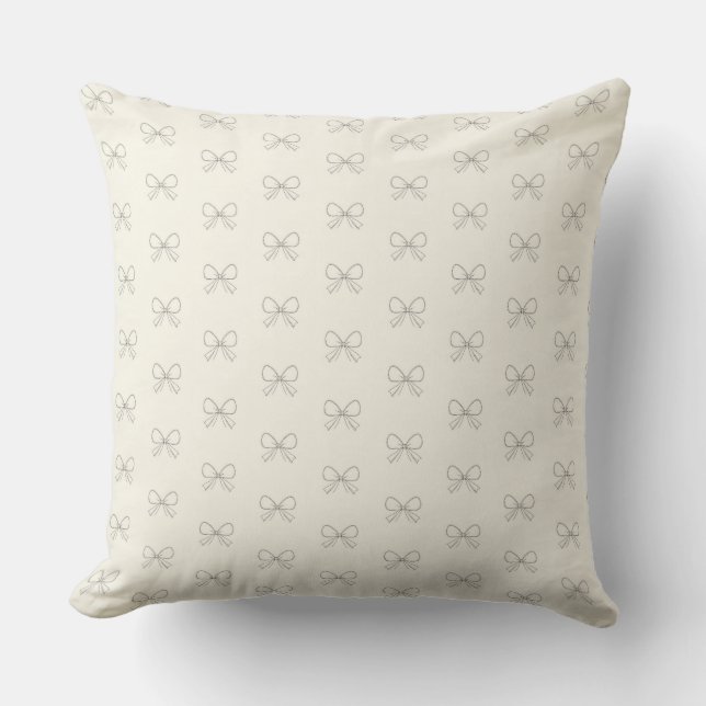 Elegante Almofada do Dia das Mães com Padrão de La (Frente)