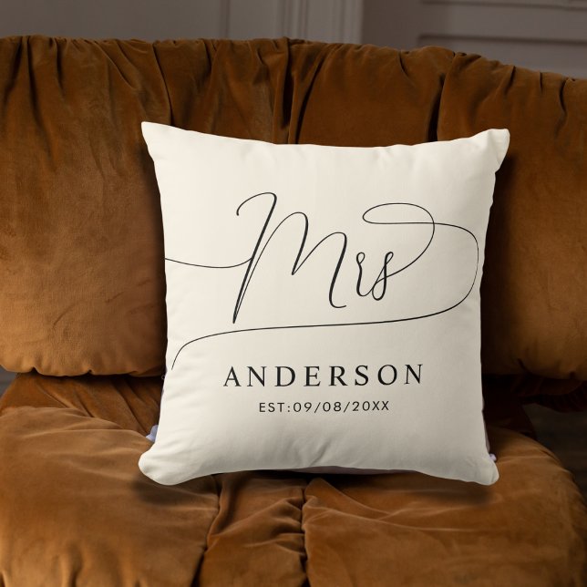 Elegante almofada personalizada minimalista clássi (Criador carregado)