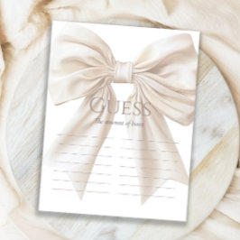 Elegante Arco Beige adivinha quantos jogos