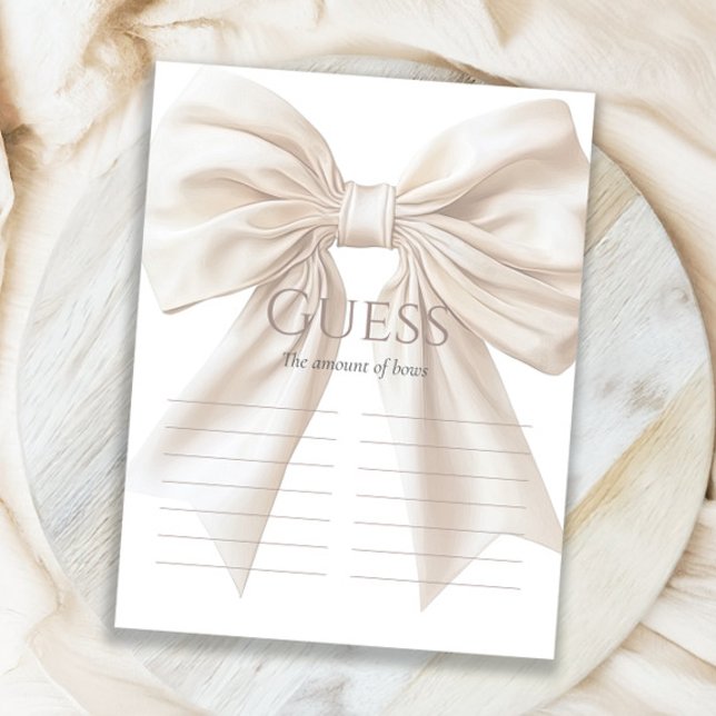 Elegante Arco Beige adivinha quantos jogos (Criador carregado)