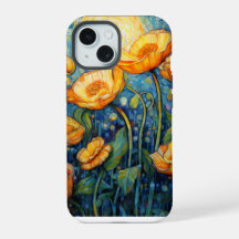 Elegante Art Nouveau Ouro Amarelo Pappy Mosaico