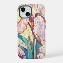 Elegante Art Nouveau Vidro Iris Butterfly