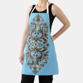 Elegante Arte Floral Moderna Norueguesa Rosemaling