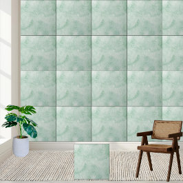 Elegante Azulejo de cerâmica de textura verde