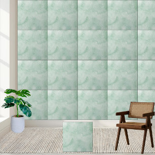 Elegante Azulejo de cerâmica de textura verde