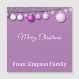 Elegante, Balas de Natal, Personalizado