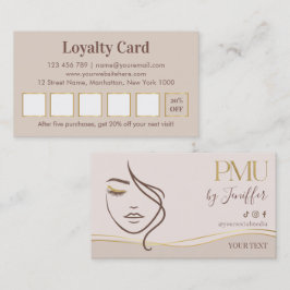 Elegante Beige e Ouro Fidelidade PMU