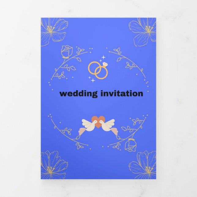 Elegante Bênção: Convites de Casamento Atemporais (Cobrir)