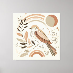 Elegante Bird Canvas Art