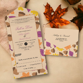 Elegante Boho Cai no Amor Casamento Floral de outo