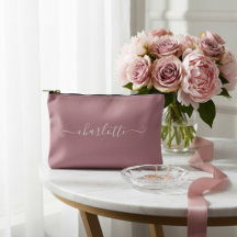 Elegante Bolsa de Nome de Dama de Honra Minimalist