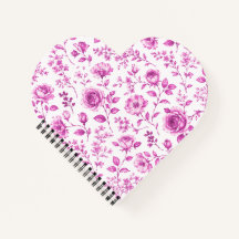 Elegante Borda Floral Rosa