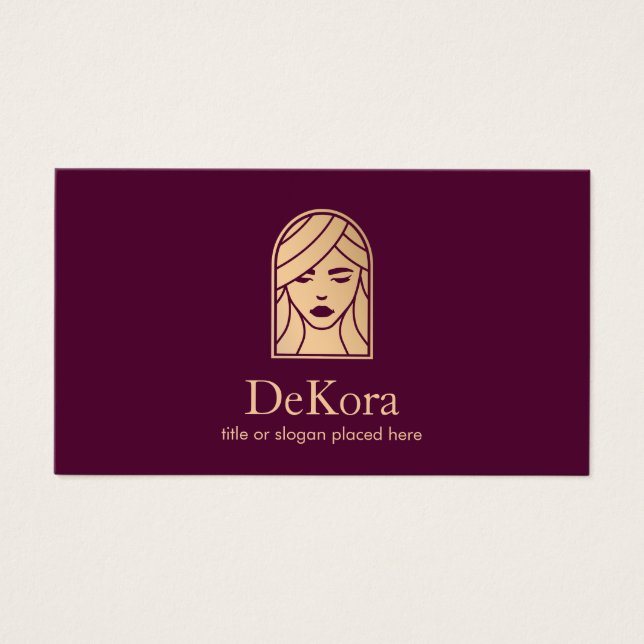 Elegante Borgonha Rosa Dourada Face (Frente)