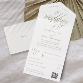 Elegante Caligrafia em Ouro Falso O Casamento de 